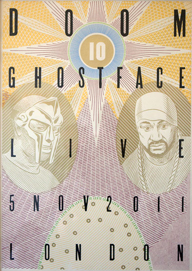 limited screen print for Doom and Ghostface 
